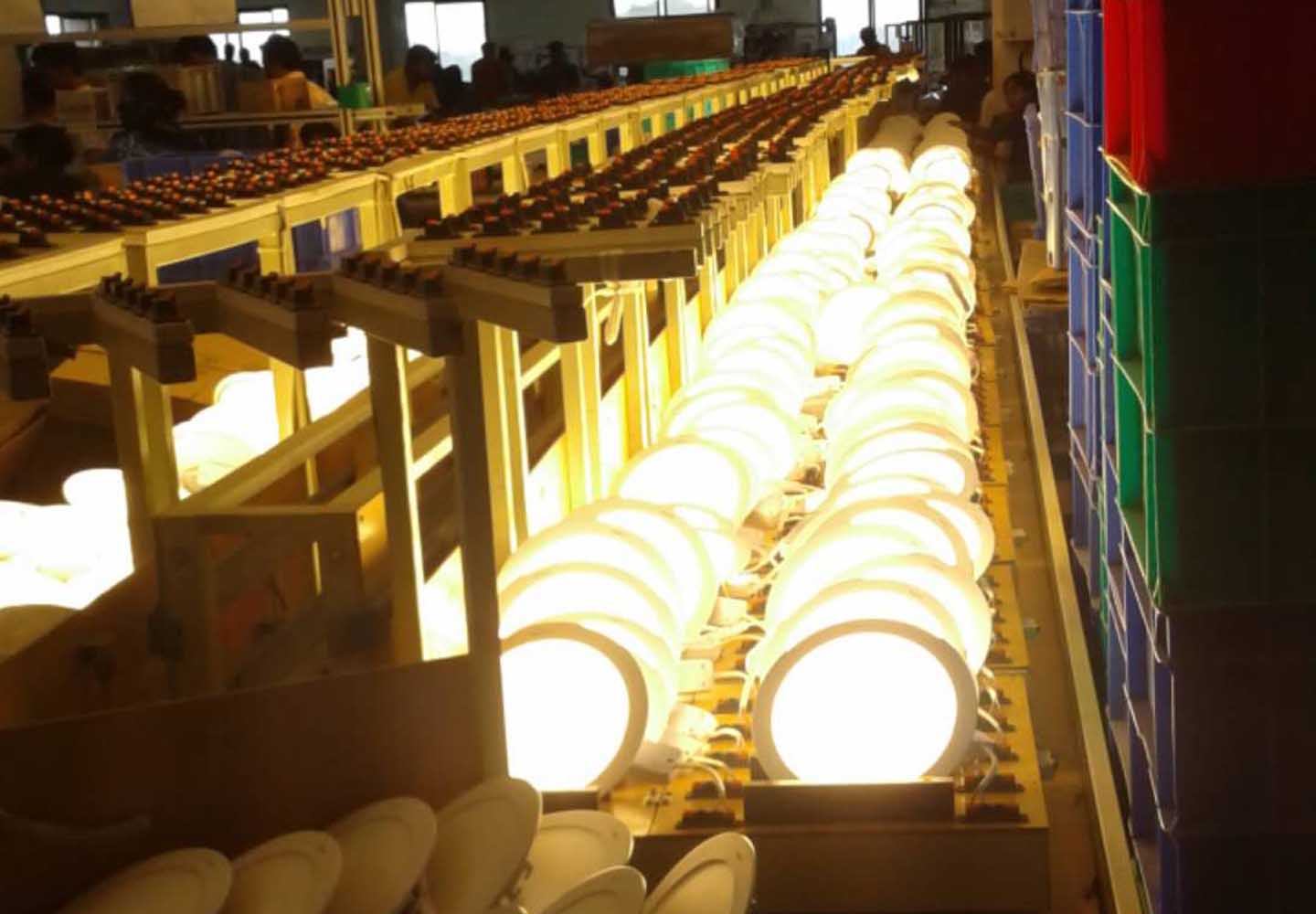 LED Panel Light Aging Machine Installed in India